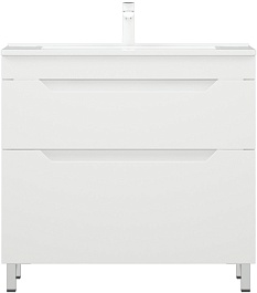 Corozo Тумба под раковину Юта 85 Z2 белая – фотография-1